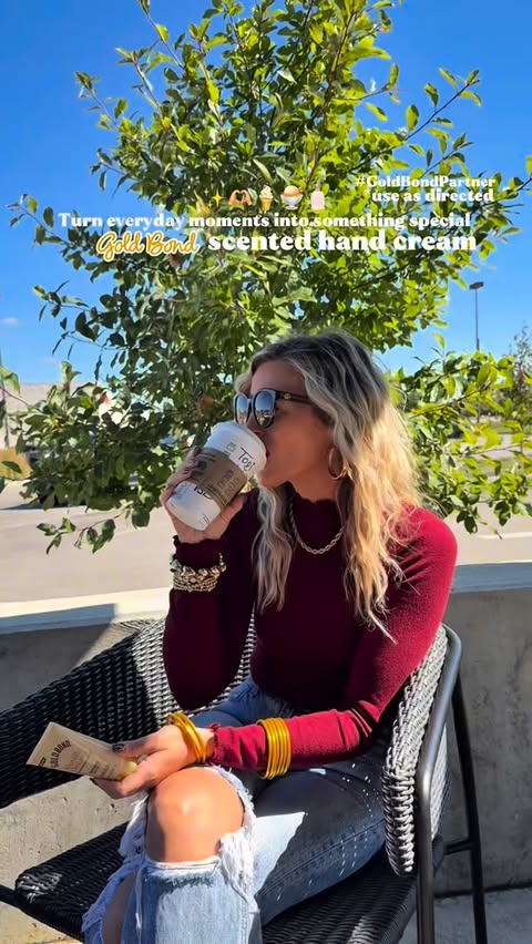 Instagram post by @trulytorij for Gold Bond. Caption reads: #GoldBondPartner Partnering with @goldbond to....