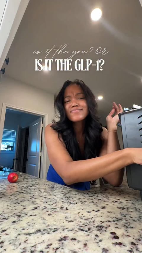 Instagram post by an influencer for Replenza. Caption reads: [...] is for the GLP-1 girls. @replenzalabs....