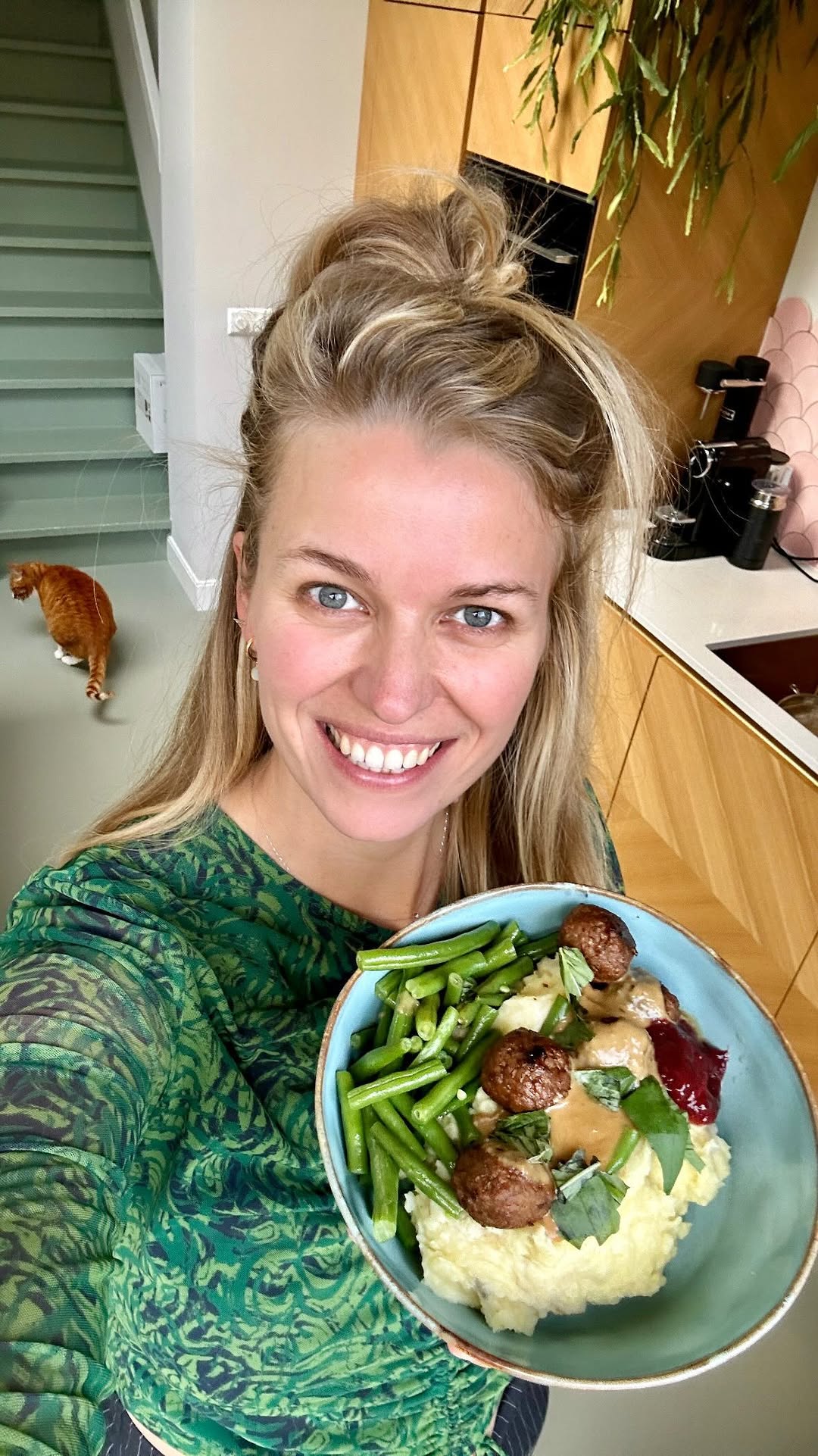 Instagram post by @lterveld for Green Chef. Caption reads: Op die avonden dat je echt geen inspiratie hebt....