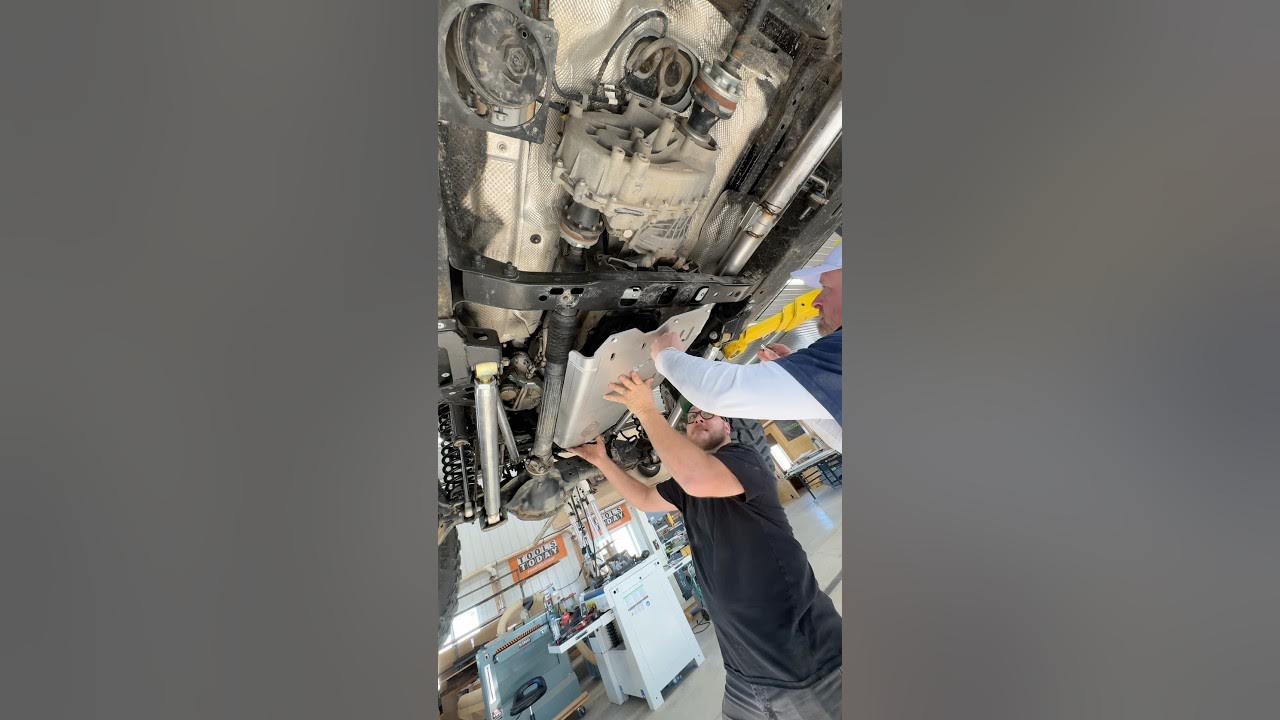 YouTube post by @dustylumberco for Milwaukee Tool. Caption reads: Getting the @ArtecIndustries full belly pan....