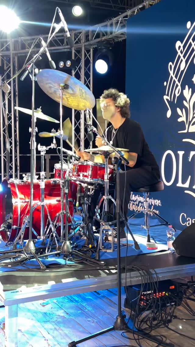 Instagram post by @gianlucapellerito for Vic Firth. Caption reads: Solo transition from a song to another. We had....