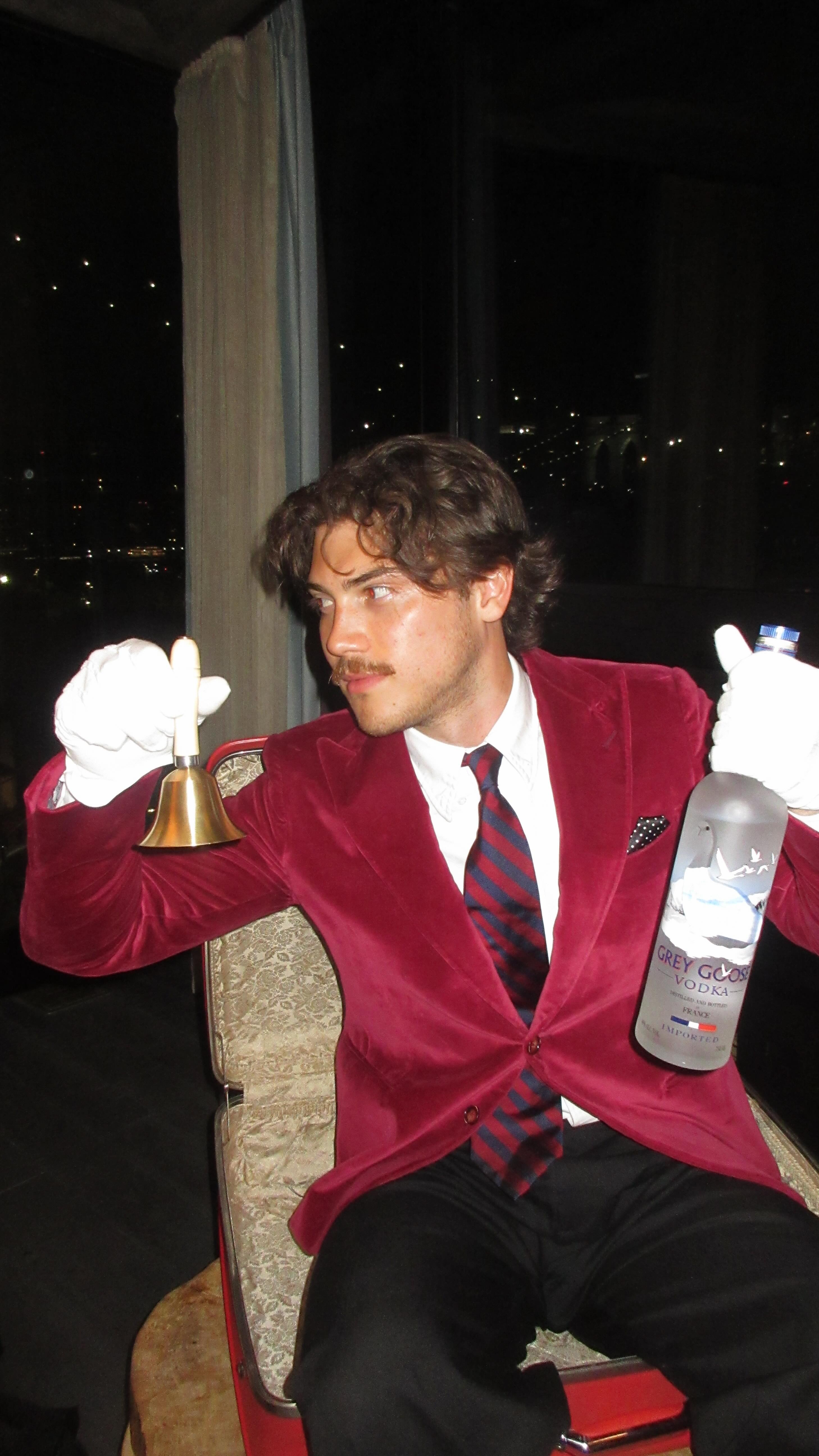 Instagram post by @jackinnanen for Grey Goose. Caption reads: the perfect staycation martini with @greygoose....