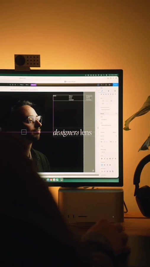 Instagram post by @robert.mccombe for Wix Studio. Caption reads: Late Night Designing on @wixstudio 

I’ve had this....
