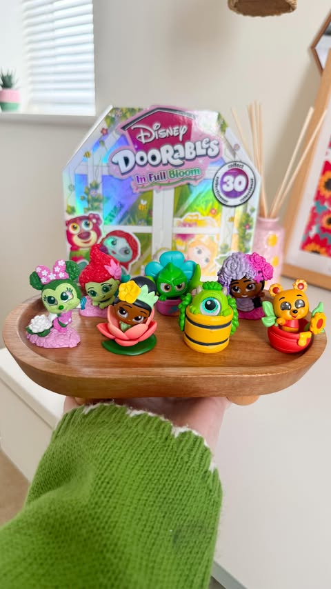 Instagram post by @magicalfindsuk for Disney Doorables. Caption reads: #AD New Disney Doorables In Full Bloom have sprung....