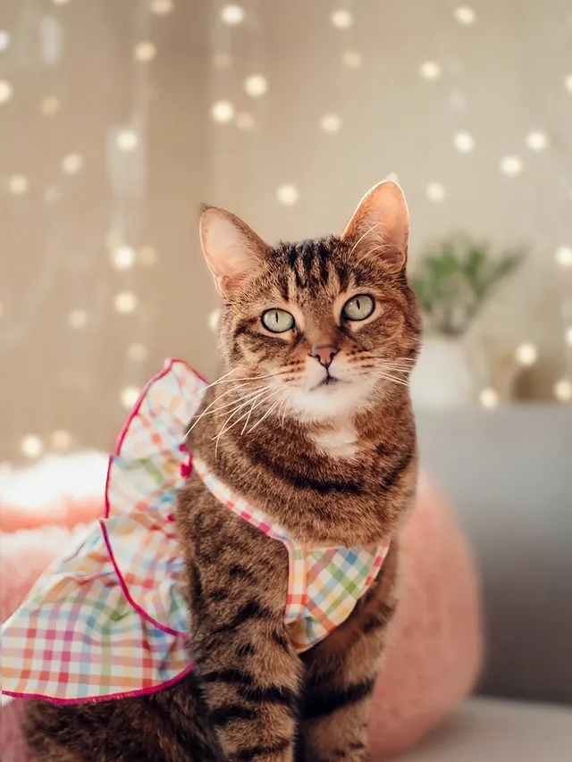 Instagram post by @purrfectly.amber for Fitwarm. Caption reads: [...] cute to pass up. 🩷 Dress provided by....
