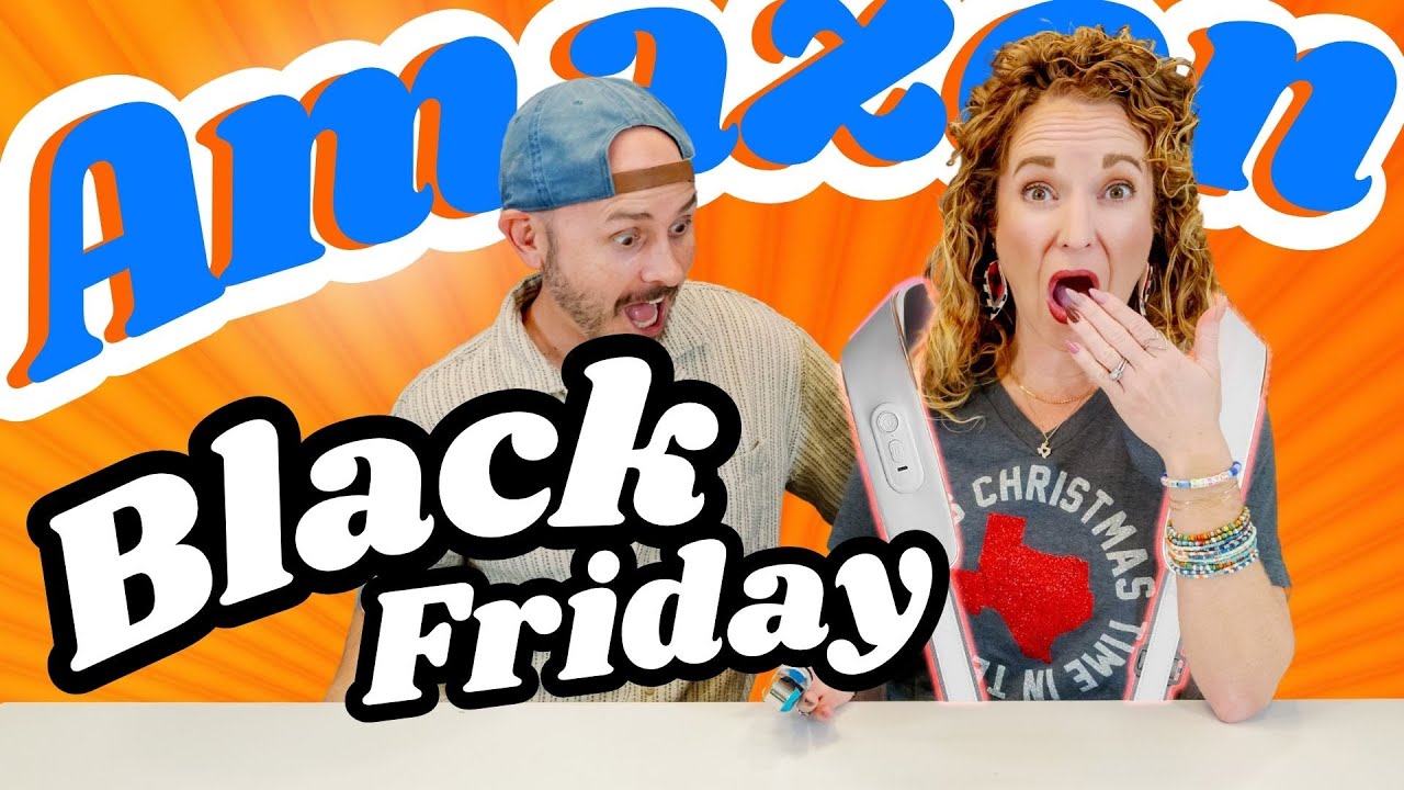 YouTube post by @Thepinkenvelope for RENPHO. Caption reads: Amazon Black Friday / Cyber Monday Haul | Part 1....