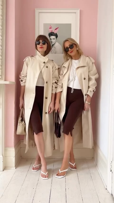 Instagram post by @belleandbunty for House of Sunny. Caption reads: Ways to Wear Capri Pants 🤎 @houseofsunny have....