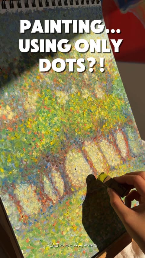 Instagram post by @joocanvas for OpenAI. Caption reads: 색을 섞지 않고 그림을 그리면? ✨
What happens if you paint....