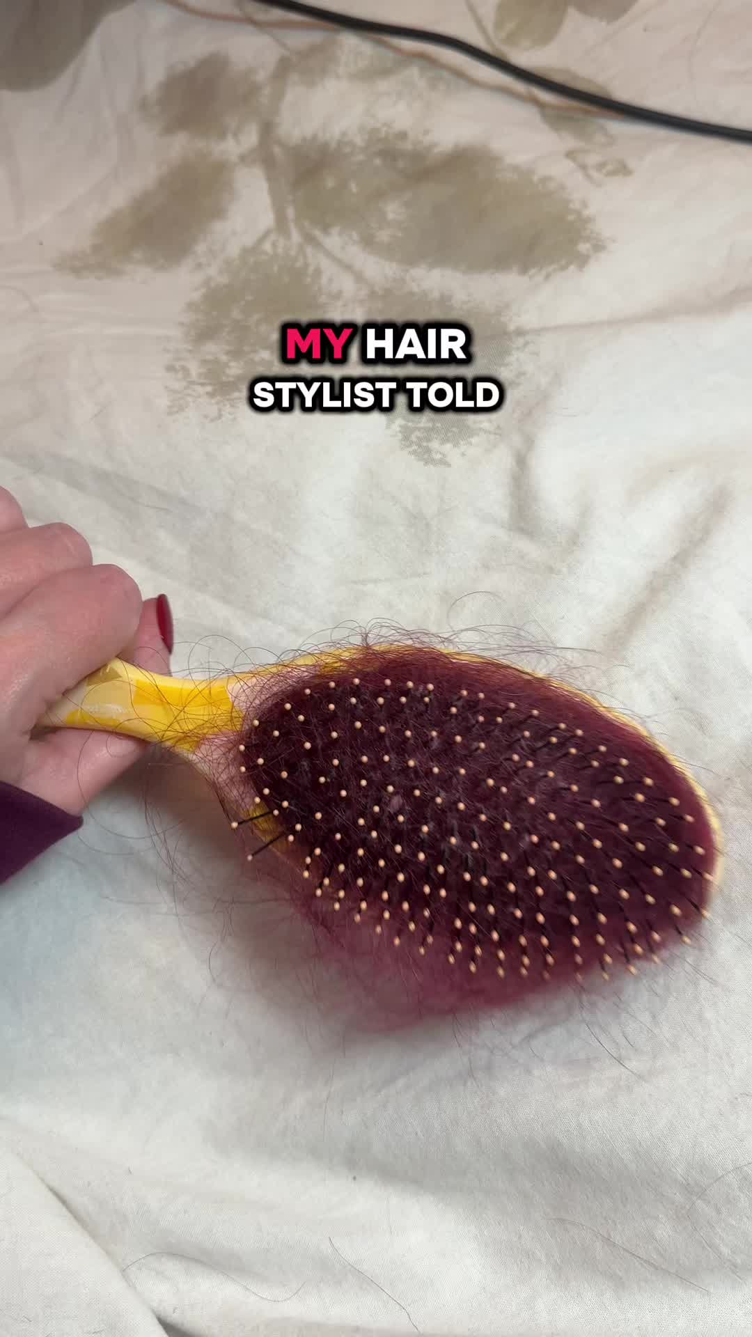TikTok post by @caitlinwithconfidence13 for FHI Heat. Caption reads: [...] super expensive hair brush when there @FHI....