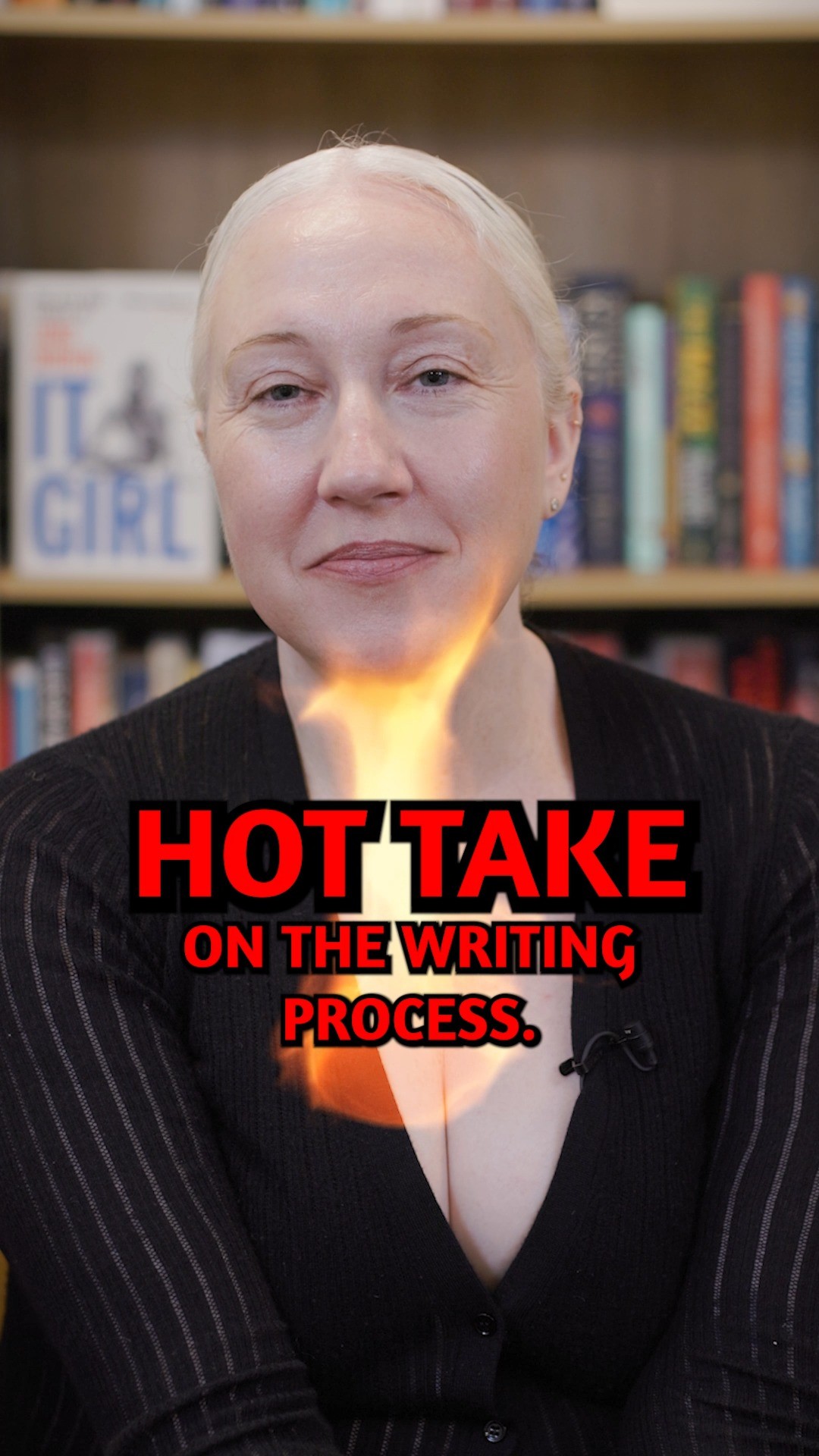 Instagram post by @marisameltzer for Simon & Schuster. Caption reads: When it comes to being a good writer, author....