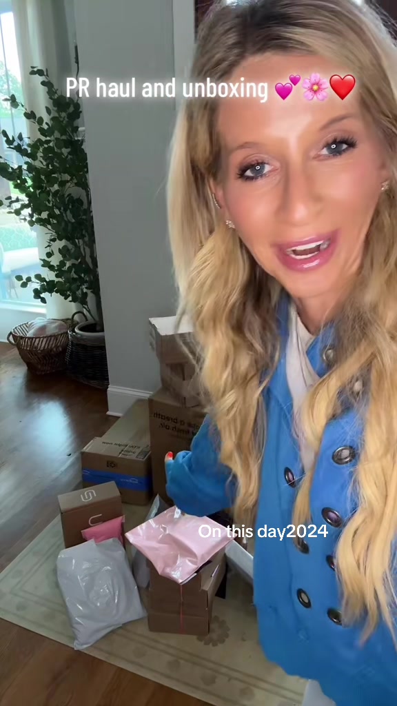 TikTok post by @kimparkerbeam_home for nuuds. Caption reads: [...] #tarte @PMD Beauty @tarte cosmetics @nuuds .