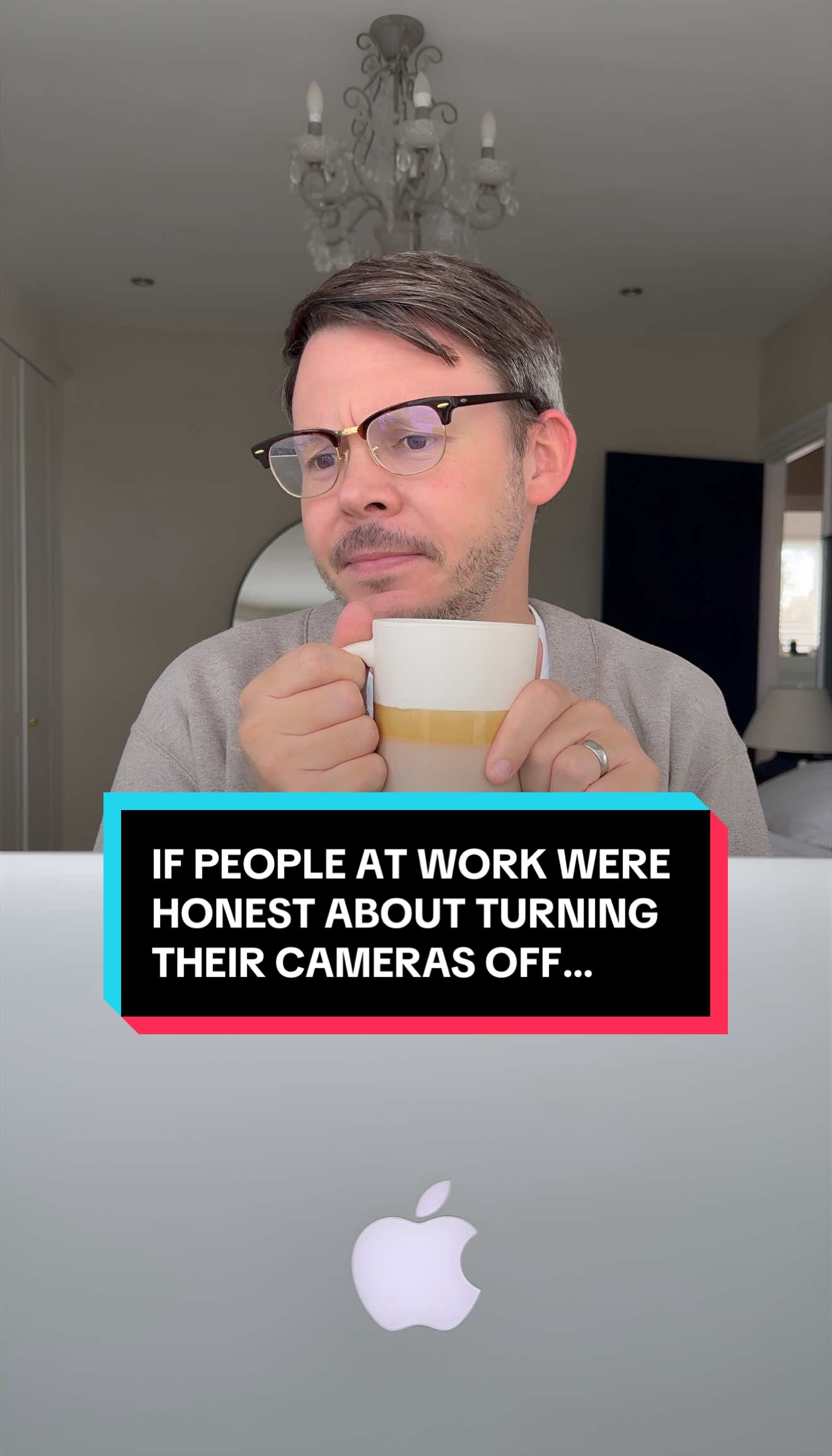 TikTok post by @mrpaullongley for Hotels.com. Caption reads: [...] were honest about turning their cameras off…....