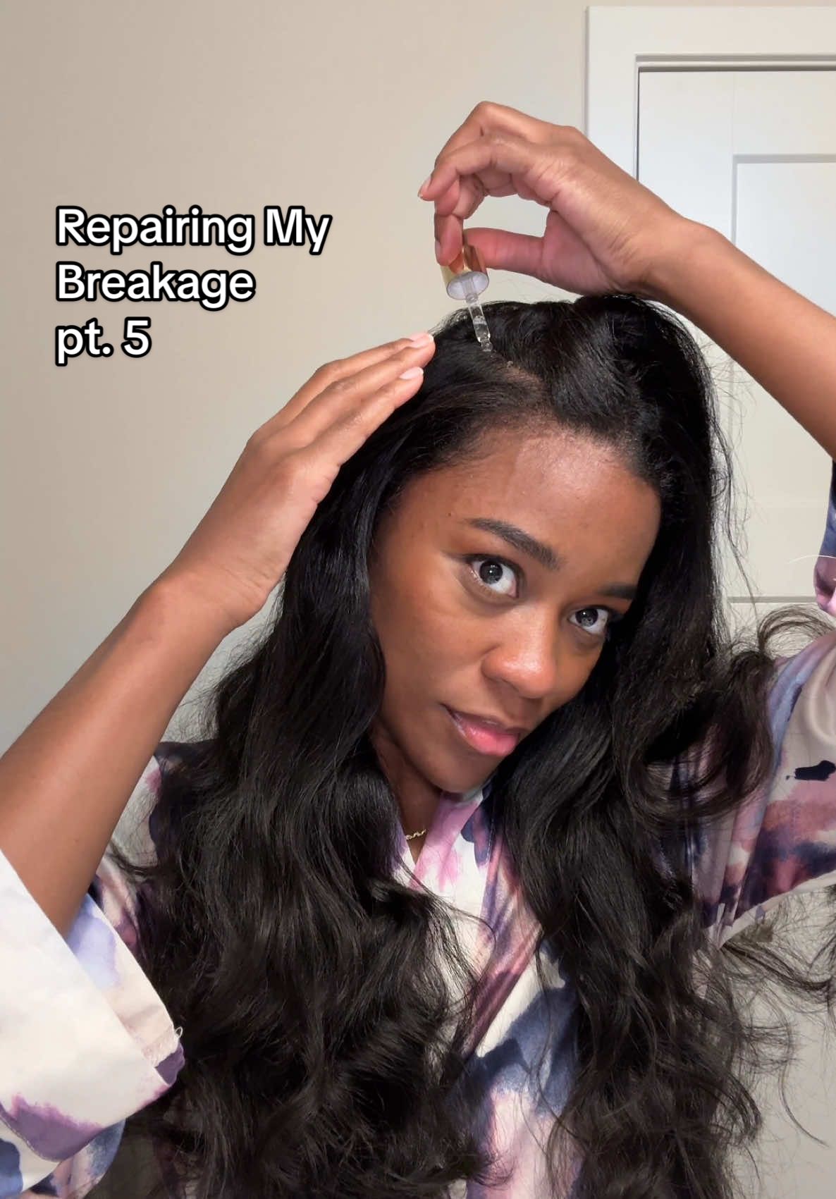 TikTok post by @itsebonybradley for VEGAMOUR. Caption reads: Cutting off over 12 inches of hair is just the....
