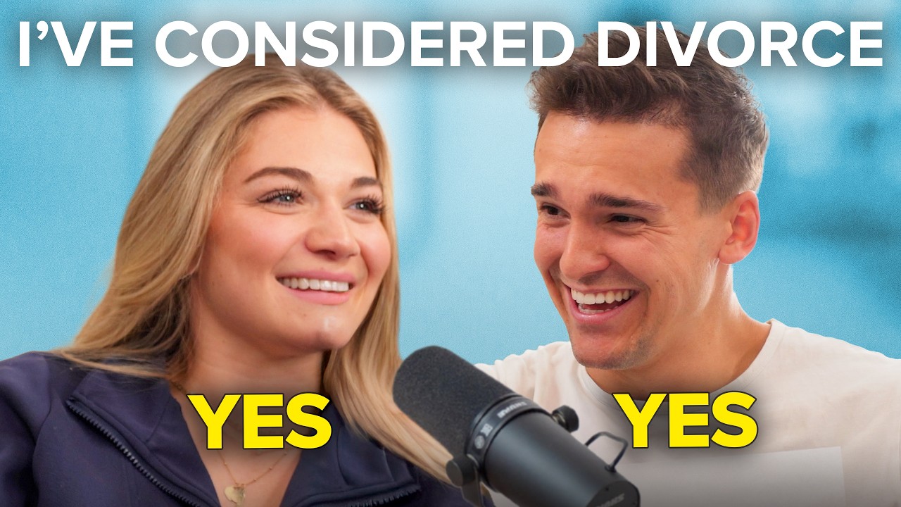 YouTube post by @UnplannedPodcast for Nutrafol. Caption reads: Married Couple plays Agree to Disagree *unhinged*.