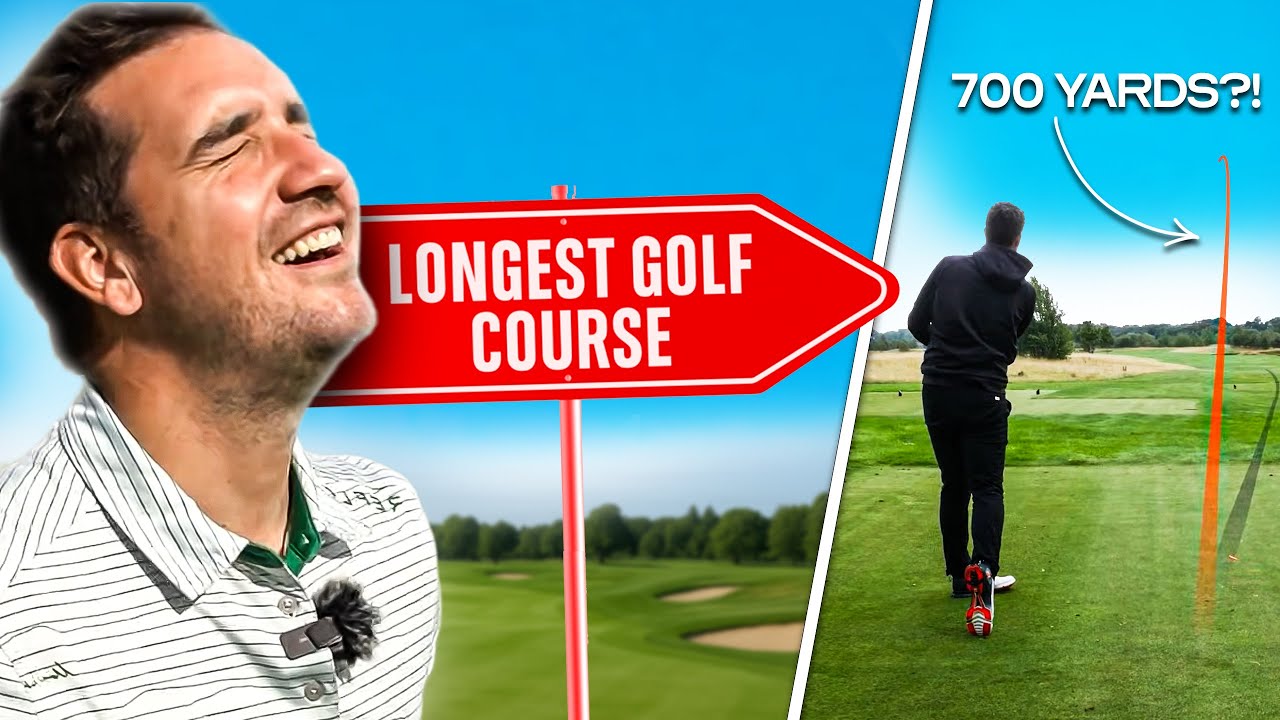 YouTube post by @andycartergolf for HackMotion. Caption reads: My Lowest Score In Over 1000 days on the UK’S....