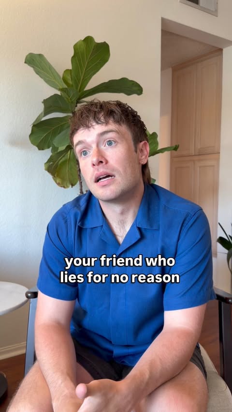 Instagram post by @itschazmay for Crest. Caption reads: #Ad your friend who lies for no reason @crest....