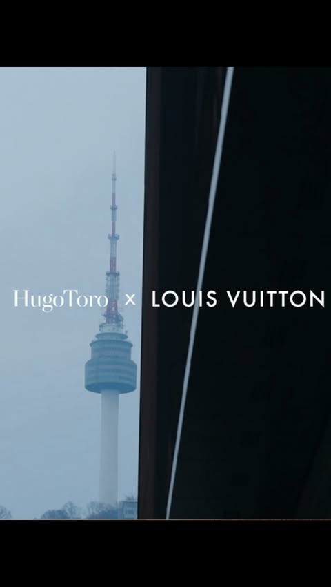 Instagram post by @hugotoro_ for Louis Vuitton. Caption reads: Hugo Toro x LOUIS VUITTON A collaboration by....