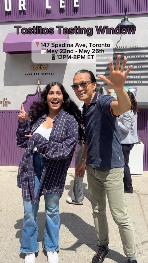Instagram post by @tryit.toronto for Tostitos. Caption reads: #ad The Tostitos Tasting Window is officially here....