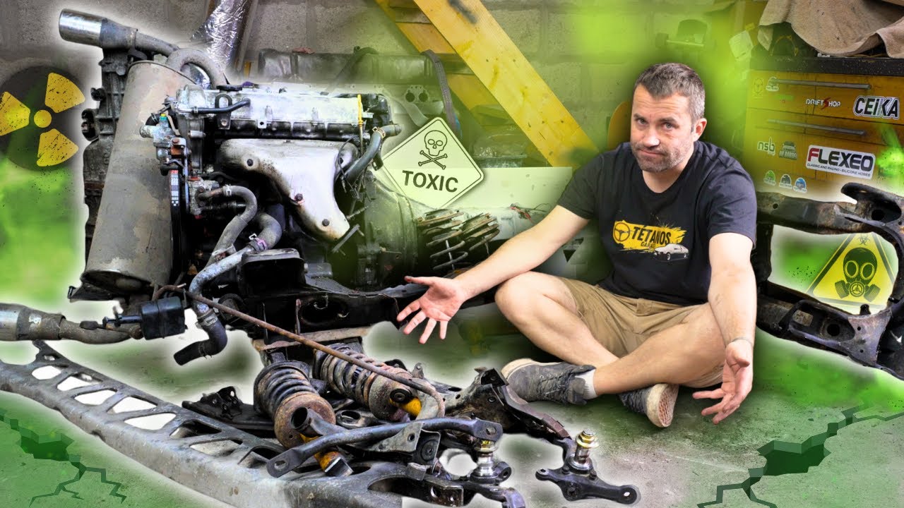 YouTube post by @tetanosgarage for VEVOR. Caption reads: It was supposed to take 2 hours...it took me 2....