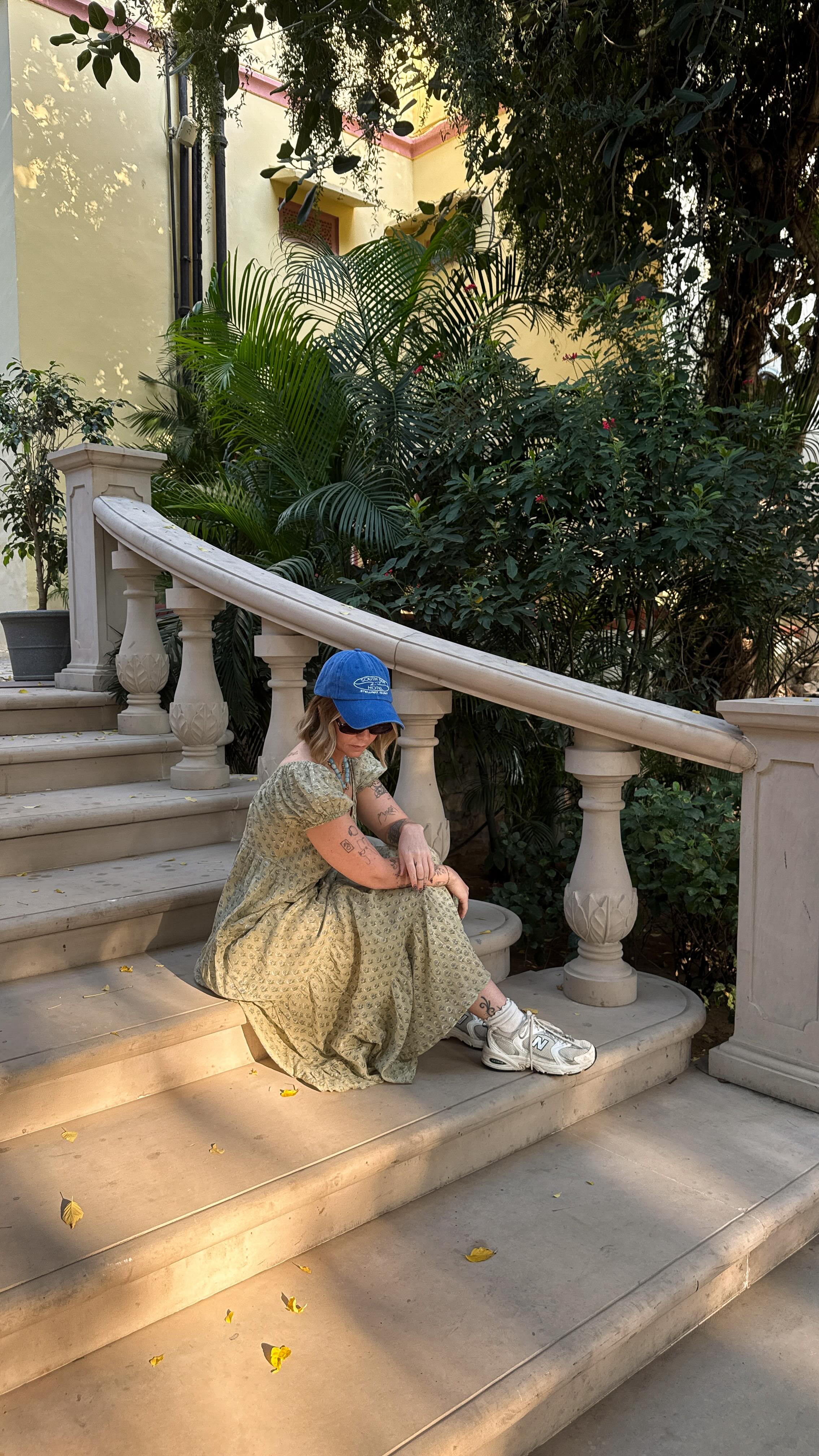 Instagram post by @jademarie________ for Le Specs. Caption reads: giving the dress a wear in its home country, was....