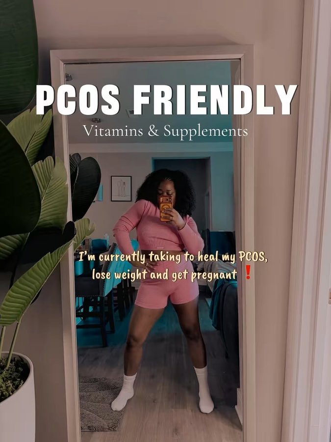 Instagram post by @jaquirireigns for MegaFood. Caption reads: Sprinkle some baby dust for all us PCOS girlies....