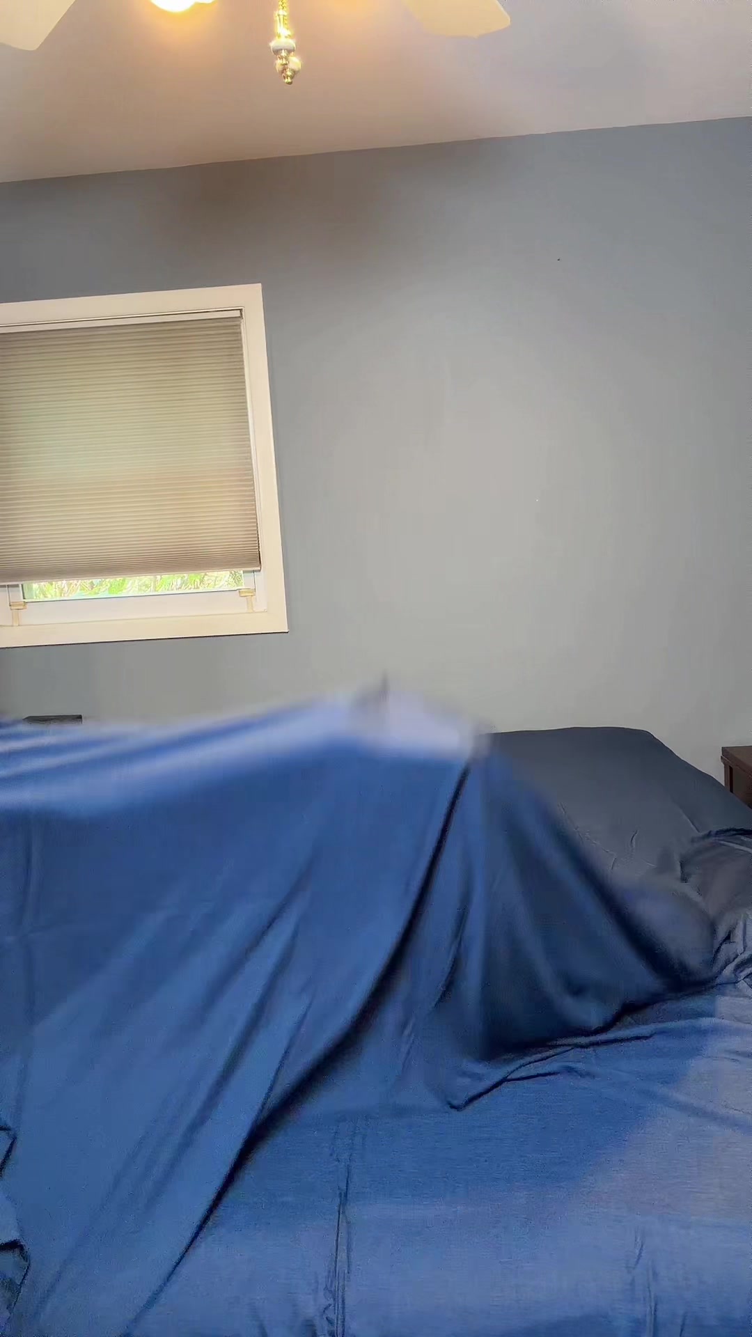 TikTok post by @laurennicole0121 for Lux Decor Collection. Caption reads: [...] waking up hot at night? 🛏️☠️ @Lux Decor....