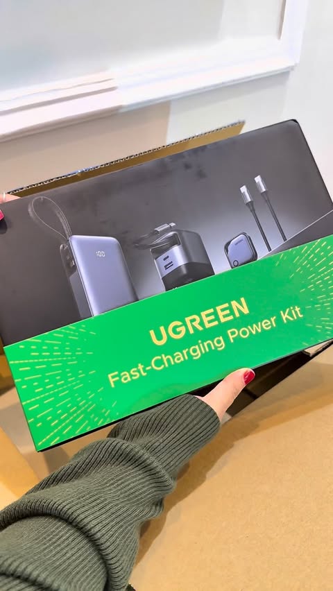 Instagram post by @imankhanofficial for Ugreen. Caption reads: [...] be powerd up 📱💻👩‍💻⌚️ I shopped the....