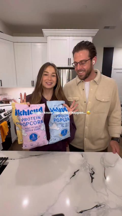 Instagram post by @toristerling_ for KhloudFoods. Caption reads: I just found my new favorite snack while hitting....