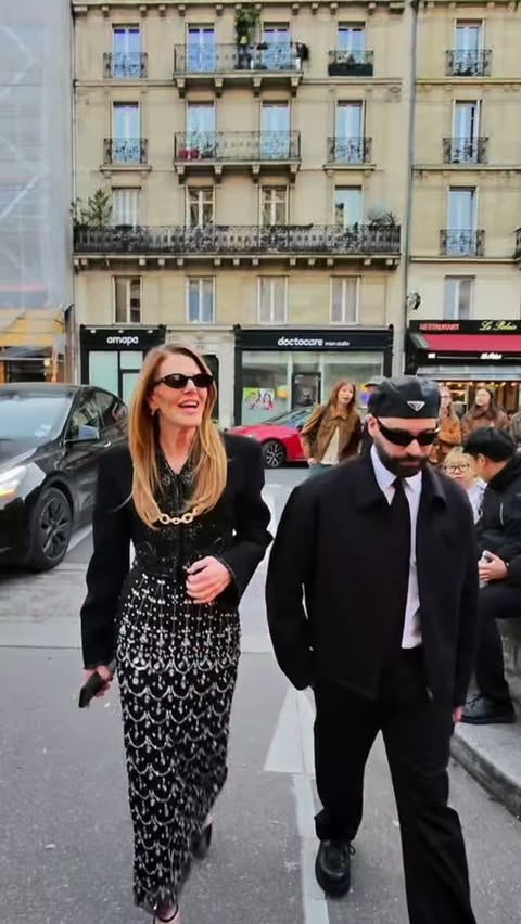 Instagram post by @annadellorusso for GEORGES HOBEIKA. Caption reads: [...] to attend the Ready To Wear FW26....