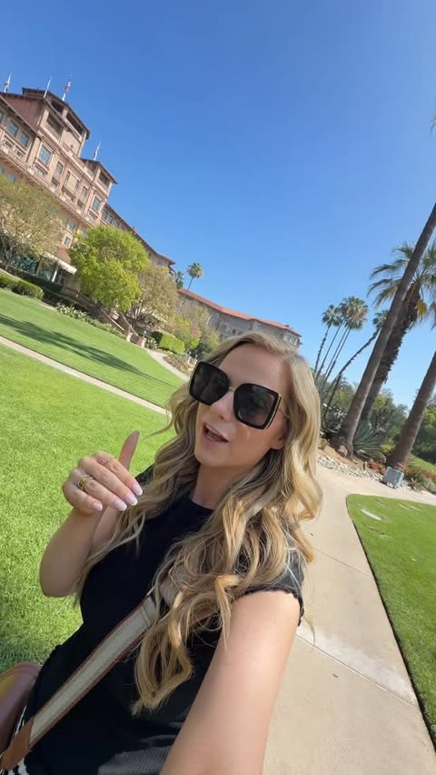Instagram post by @dawnnfarmer for The Langham Hotels & Resorts. Caption reads: I think this may be the nicest hotel… in the....