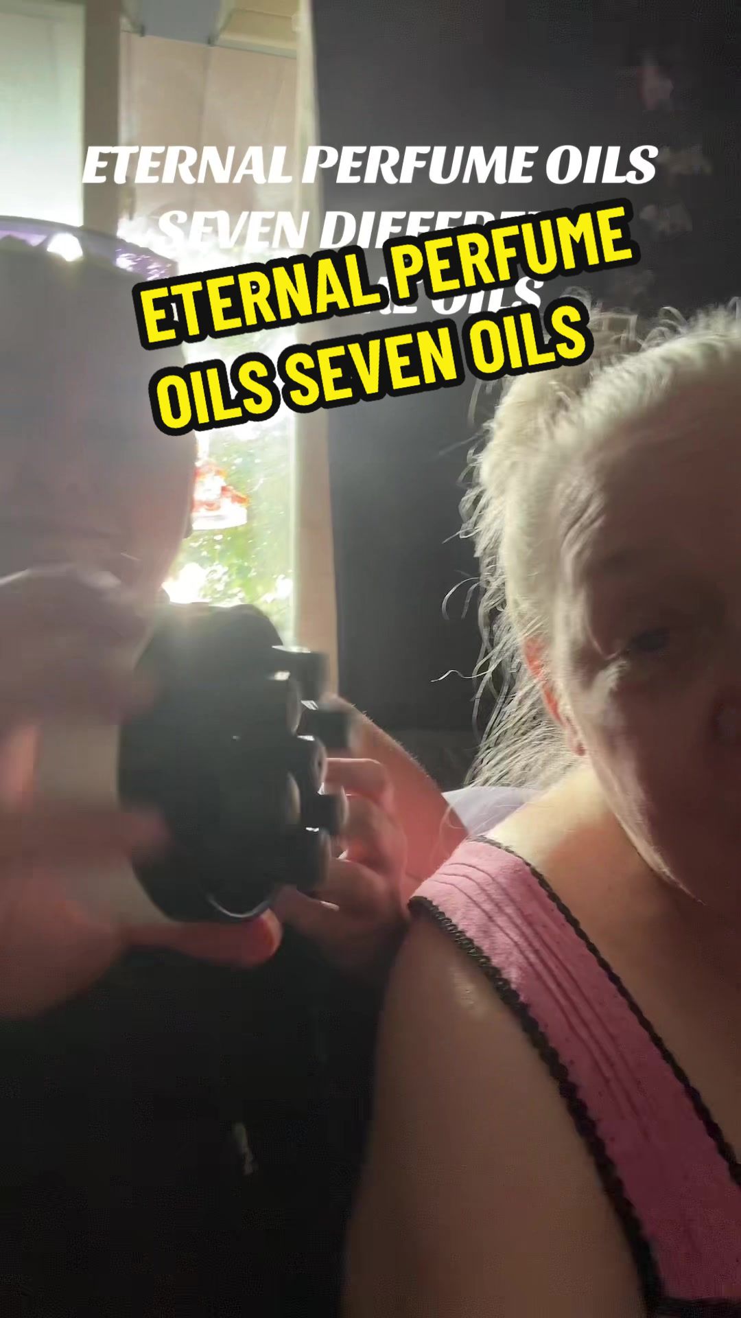 TikTok post by @sheriecewebbcampb for Eternal Perfume Oils. Caption reads: #eternalperfumeoils #perfumeoil #unisex #fragrance....
