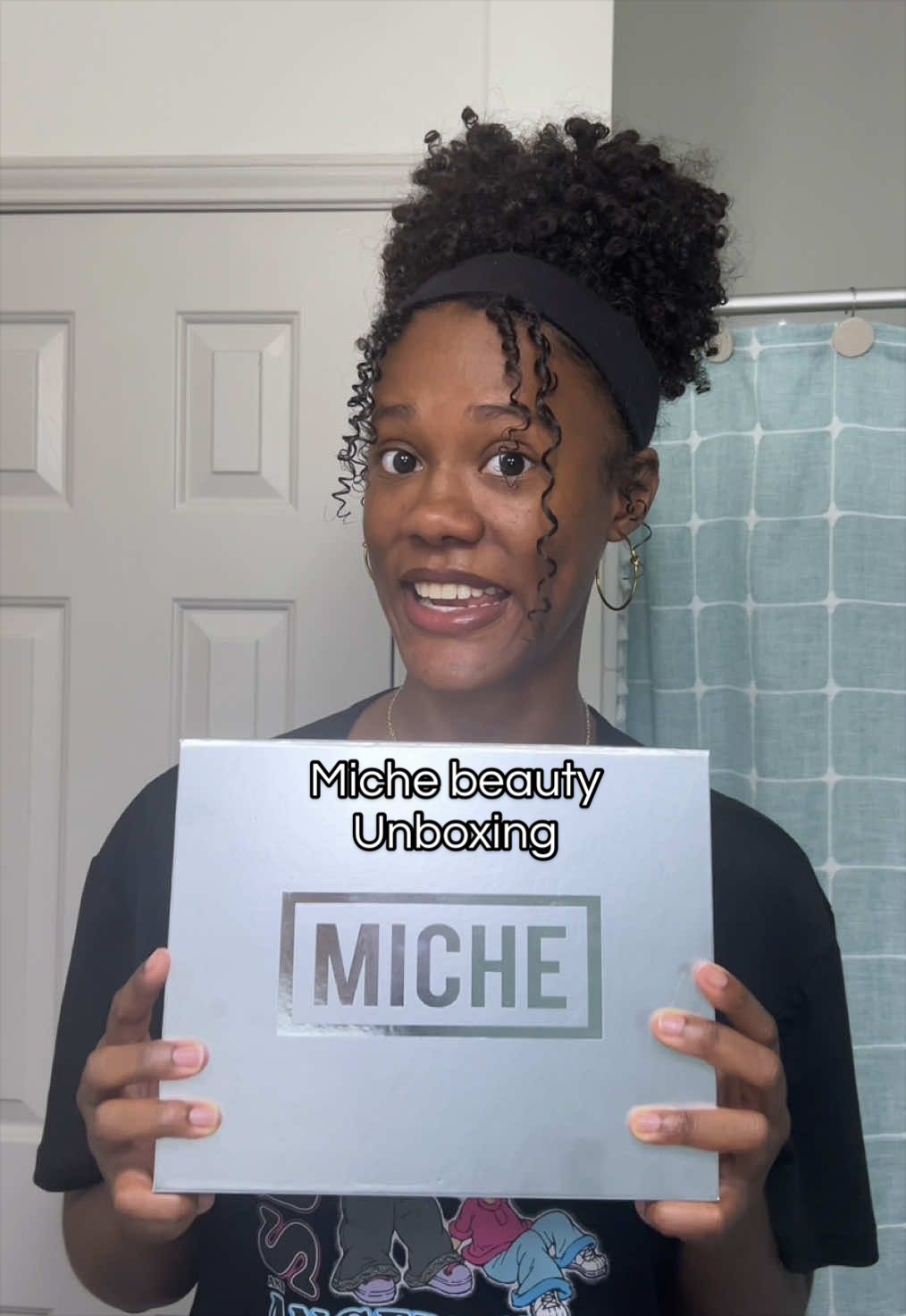 TikTok post by @cianafudzie for MICHE Beauty. Caption reads: Miche Beauty is officially at Ulta and I can’t be....