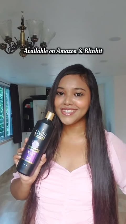 Instagram post by @ankitaaaa013 for Livon. Caption reads: [...] Years of styling left my hair weak, but....