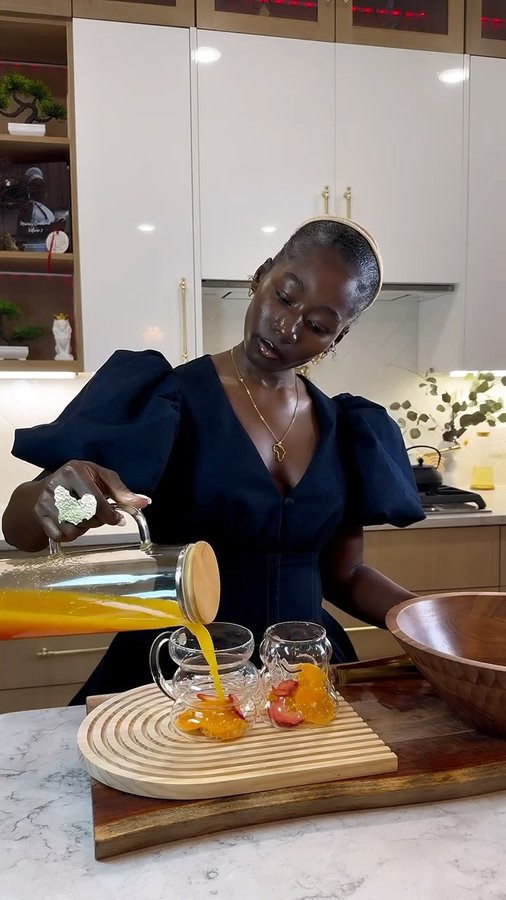 Instagram post by @aris__s.a.f for Sky Organics. Caption reads: Date night starts with self-care! Aris and I are....