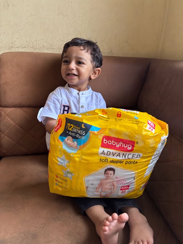 Instagram post by @aarush_heyansh for Babyhug. Caption reads: #collaboration with @babyhug @FirstcryIndia

As....