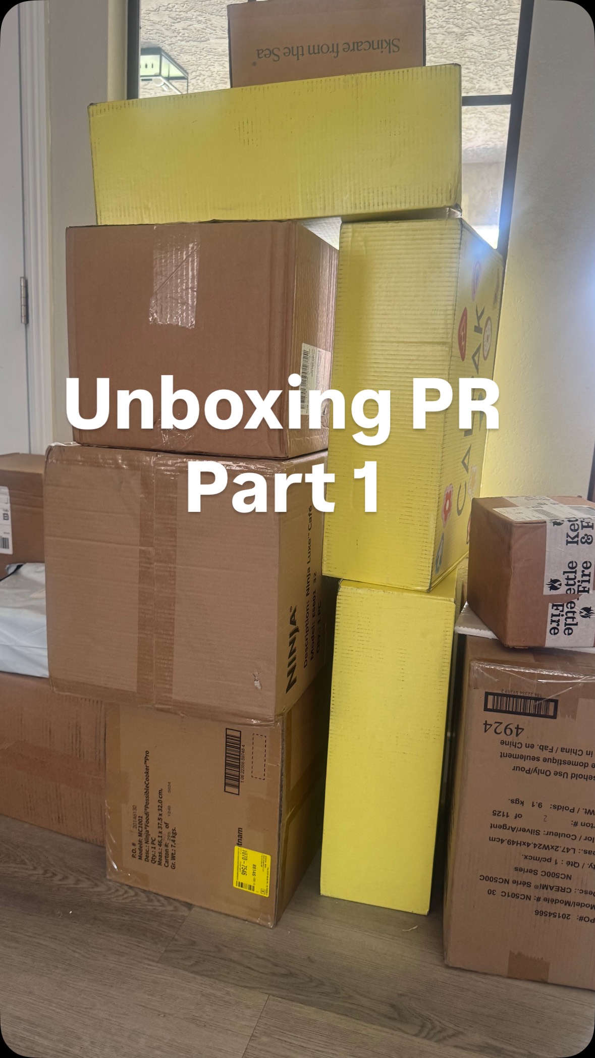 Instagram post by @sulheejessica for DIBSBEAUTY. Caption reads: Unboxing PR with Addybear. Thank you so much....