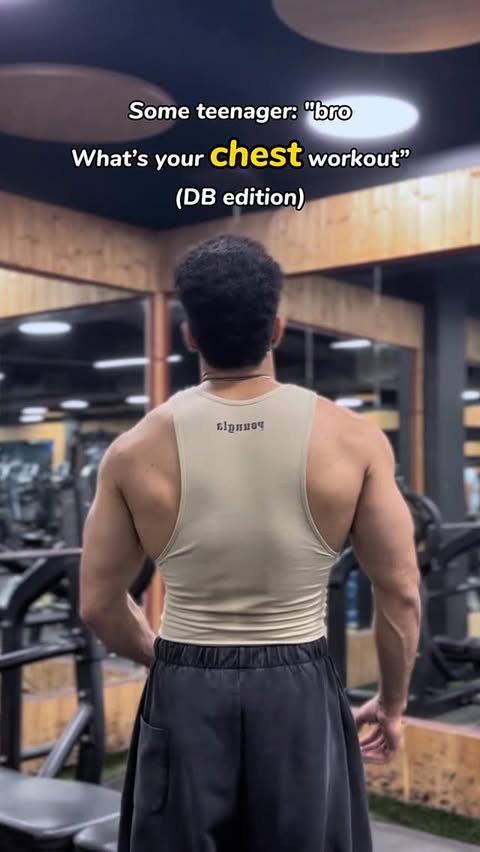 Instagram post by @rahuljaggi_ for Bigmuscles Nutrition. Caption reads: How to get a bigger chest 🚨 
 #reels....