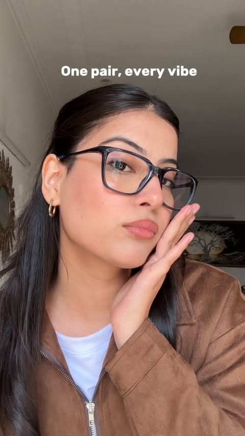 Instagram post by @roshnii_08 for lenskart. Caption reads: [...] stick with it.✨
My latest frames from....