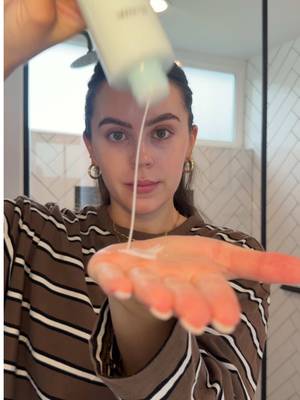 TikTok post by @sydneyheinemann for IUNIK. Caption reads: [...] your skin is craving milk 🥛, grab the....