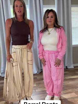 TikTok post by @dhathorn629 for Uaneo. Caption reads: [...] is perfect! #barrelpants #comfortable #uaneo....