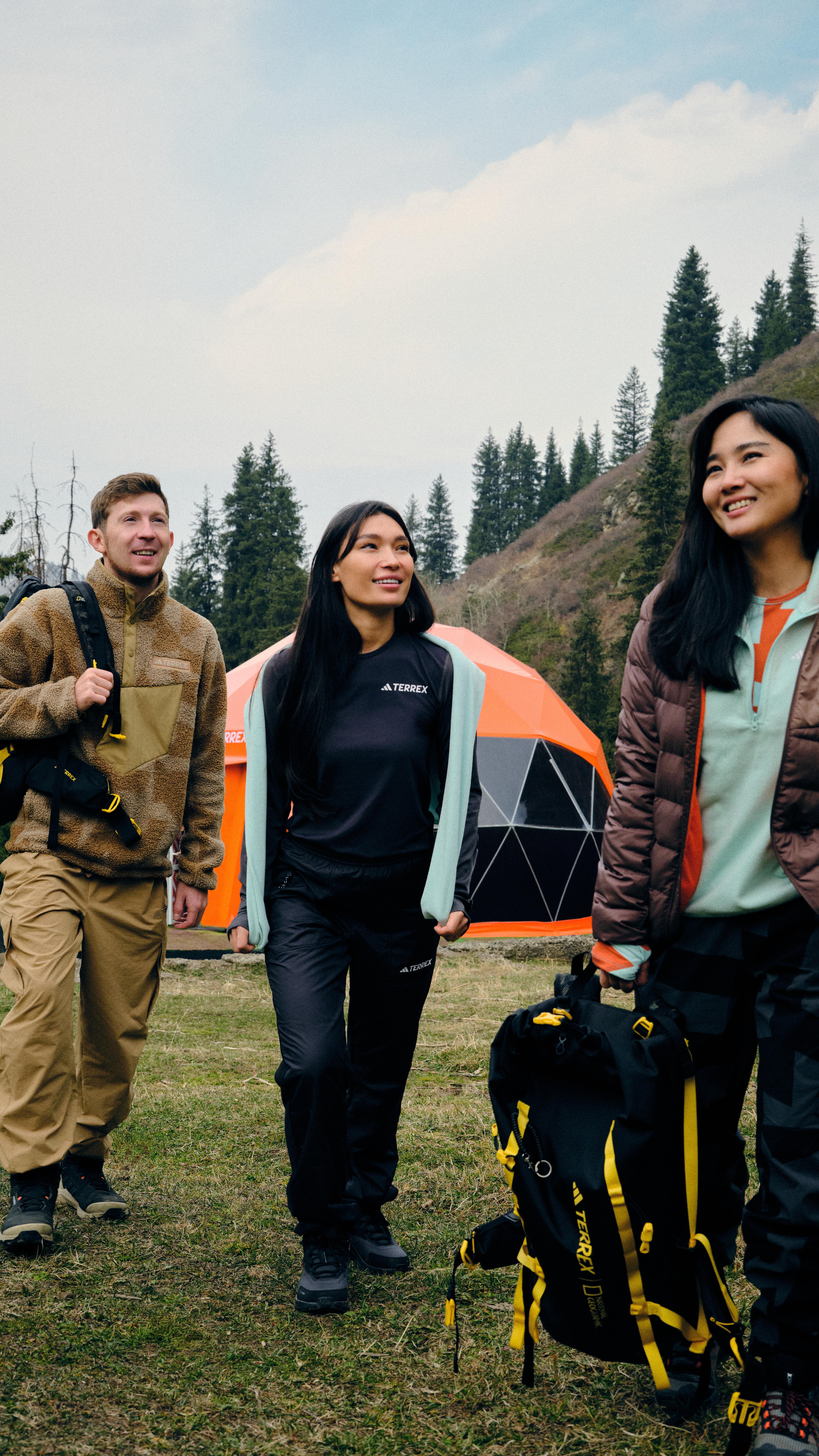 Instagram post by @belyanskiy1 for adidas TERREX. Caption reads: Moments from the mountains in Kazakhstan — where....