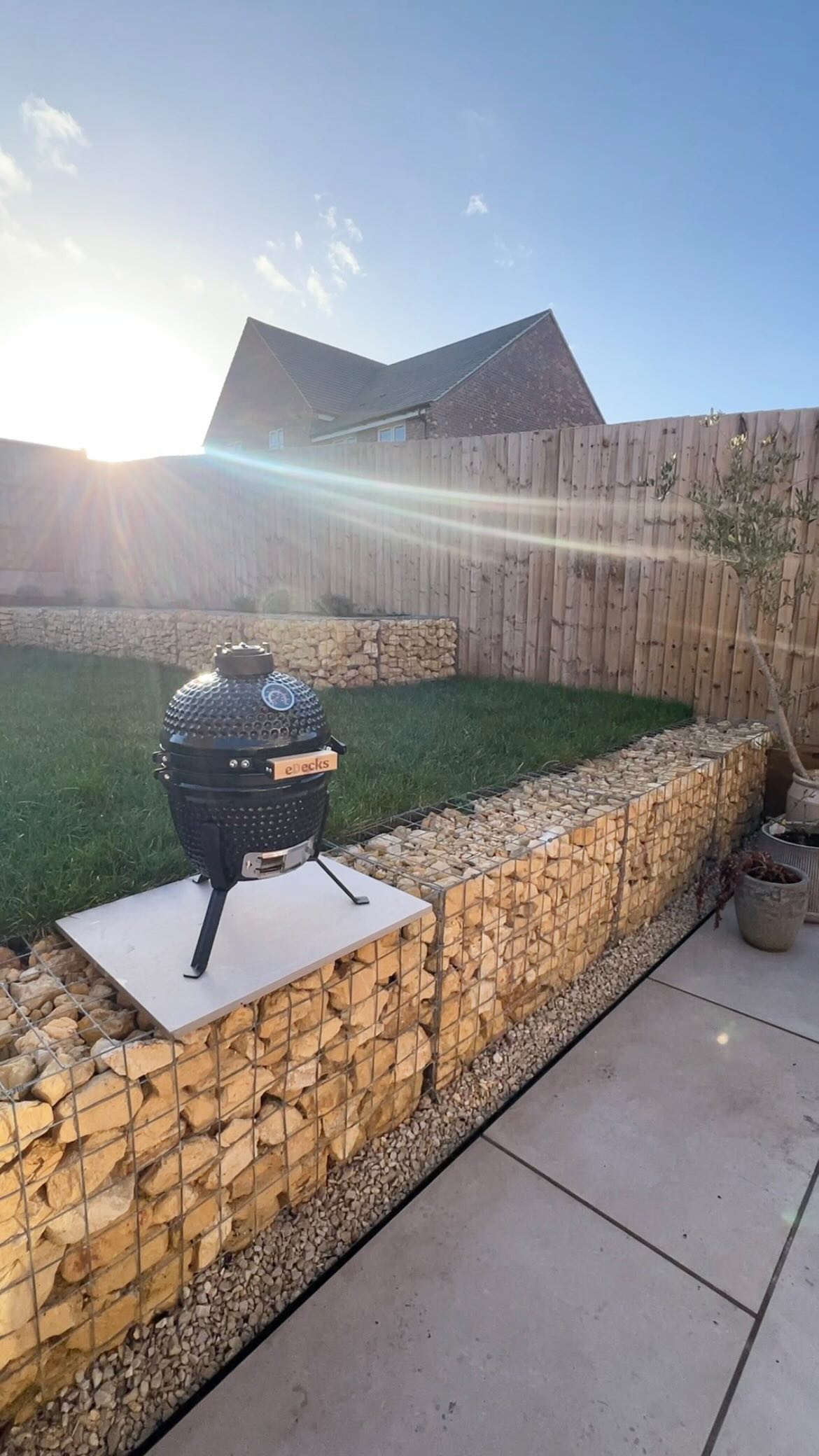 Instagram post by @rachelanna_home for Wowcher. Caption reads: ad. The latest addition to our bbq set up 🔥 

…A....