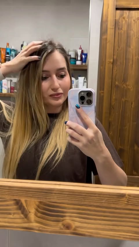 Instagram post by @naskokvkuchyni for Paul Mitchell. Caption reads: [...] #spoluprace #hair #newhair #Vanoce....