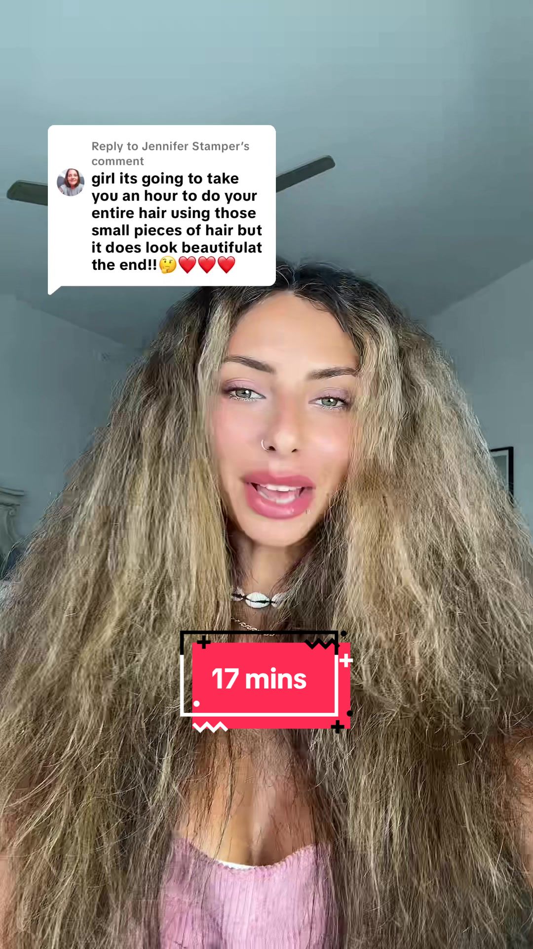 TikTok post by @marianaalves___ for TYMO Beauty. Caption reads: Replying to @Jennifer Stamper @TYMO BEAUTY US....