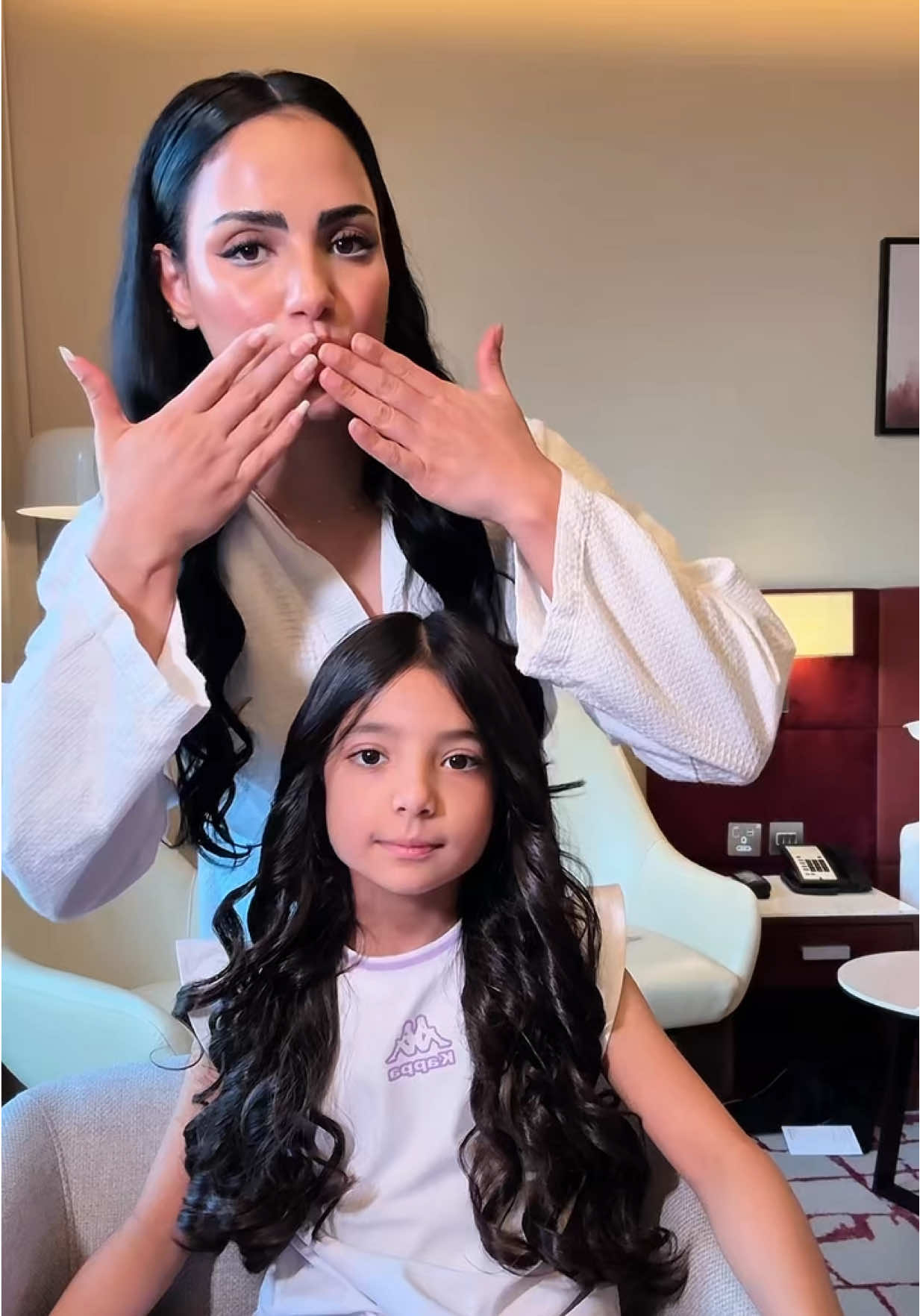 TikTok post by @arzoo_usmanofficial for TYMO Beauty. Caption reads: Tymo Curling Iron is a total game changer! Every....