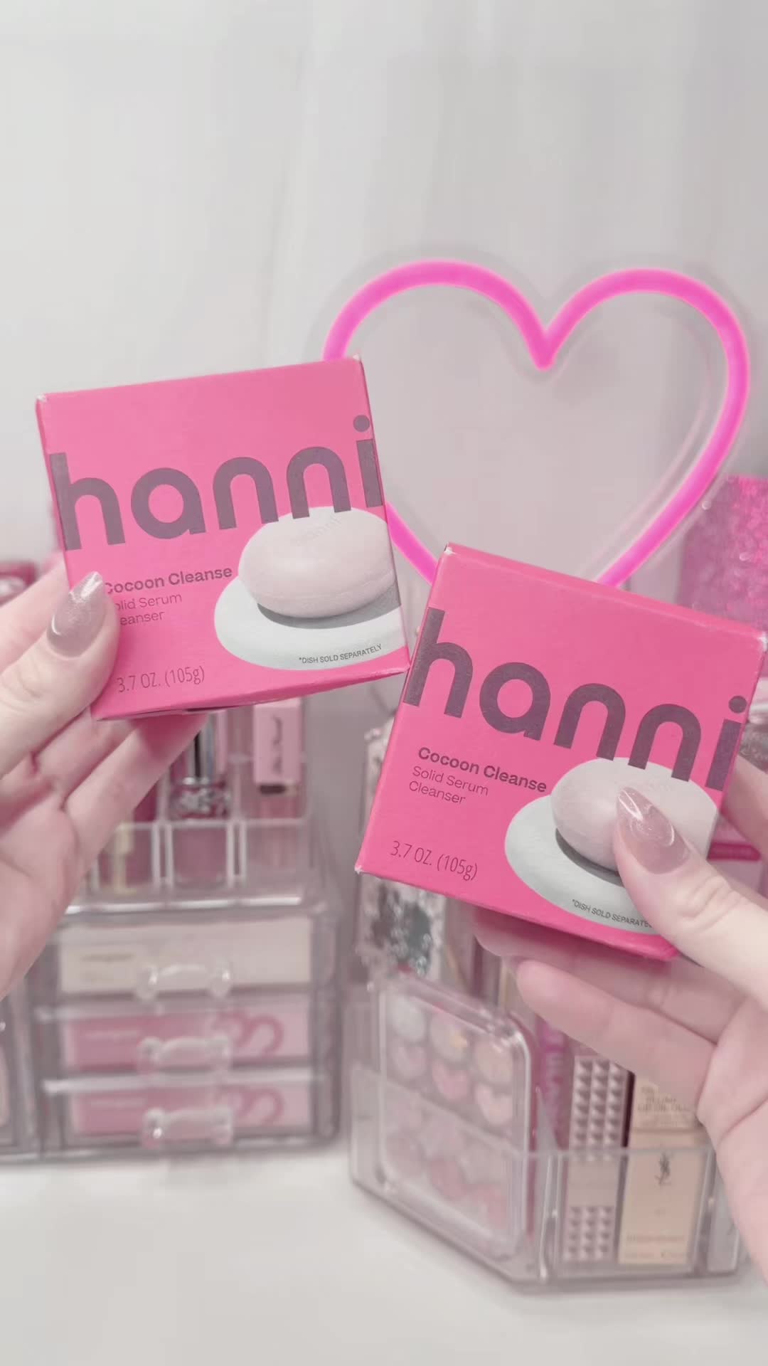 TikTok post by @katie_rosee_ for Hanni Bodycare. Caption reads: @hanni smooth #fyp #creatorsearchinsights #viral....