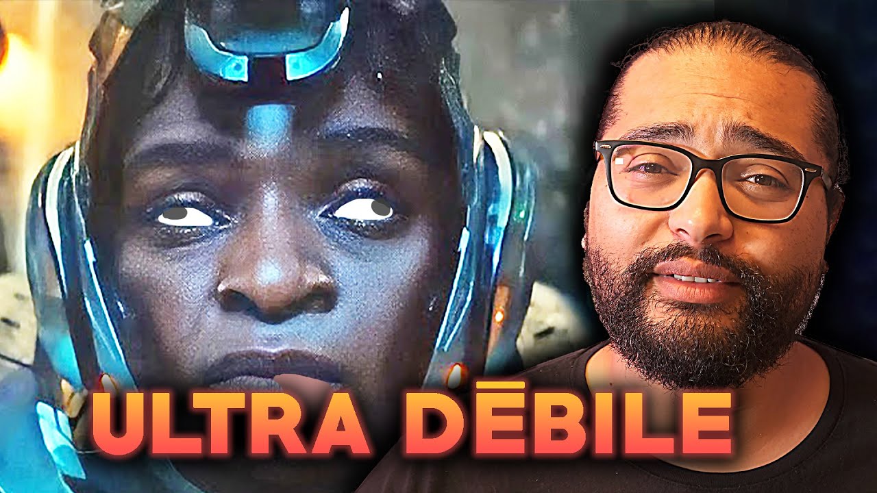 YouTube post by @spatulebros for WEBTOON. Caption reads: Iron heart est ULTRA débile.