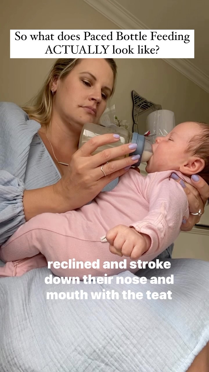 Instagram post by @alissabrownibclc for Lola&Lykke. Caption reads: TRY THIS 👇 

Hi, I’m Alissa! Registered Midwife,....