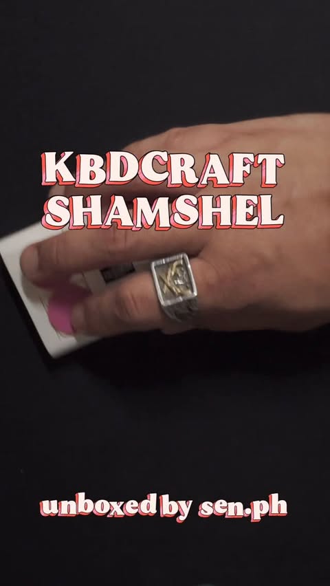 Instagram post by @kailhofficial for KBDcraft. Caption reads: @KBDCRAFTER SHAMSHEL with @KAILHofficial micro....