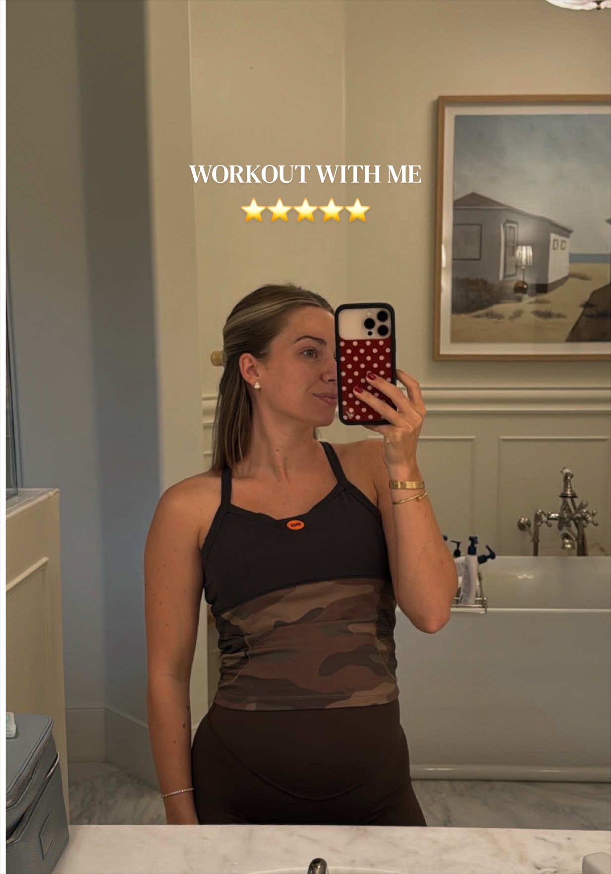 TikTok post by @emiliekiser for ARMRA. Caption reads: [...] when you have the best supplements @ARMRA....